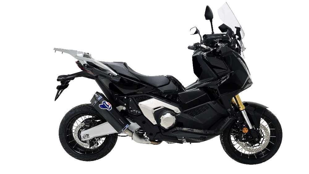 Termignoni Scream titanium black silencer for Honda X-ADV 750 2024-2025 with carbon end cap