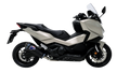 Termignoni Titanium Black Slip on Exhaust installed on a Honda Forza 750 Scooter_1