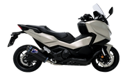 Termignoni Titanium Black Slip on Exhaust installed on a Honda Forza 750 Scooter_1