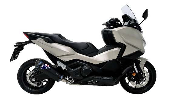 Termignoni Titanium Black Slip on Exhaust installed on a Honda Forza 750 Scooter_1