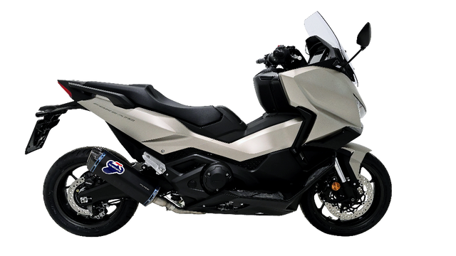 Termignoni Titanium Black Slip on Exhaust installed on a Honda Forza 750 Scooter_1