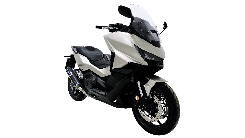 Termignoni Titanium Black Slip on Exhaust installed on a Honda Forza 750 Scooter_3