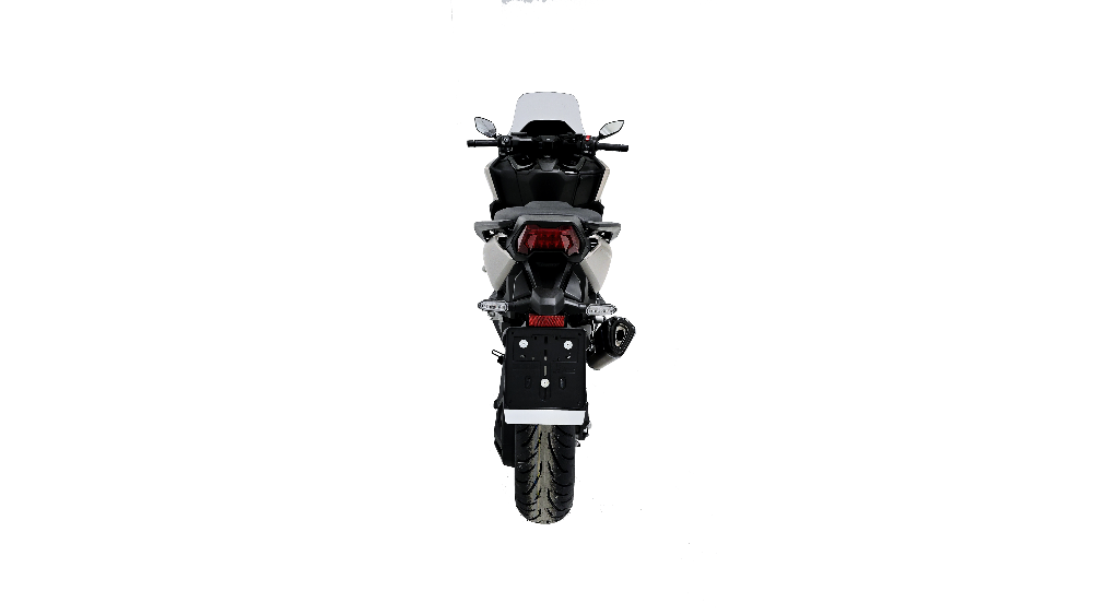 Termignoni Titanium Black Slip on Exhaust installed on a Honda Forza 750 Scooter_4