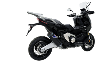 Termignoni Titanium Slip-On Exhaust for the Honda X-ADV 750 (2021-26). Available at Motorcycle Performance Store.