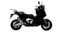 Termignoni Scream titanium silencer for Honda X-ADV 750 2024-2025 with carbon end cap