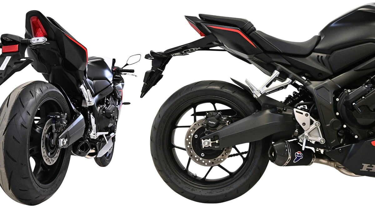 Termignoni Full Exhaust System with 9 Style Options for the Honda CB650R. Available at Motorcycle Performance Store.