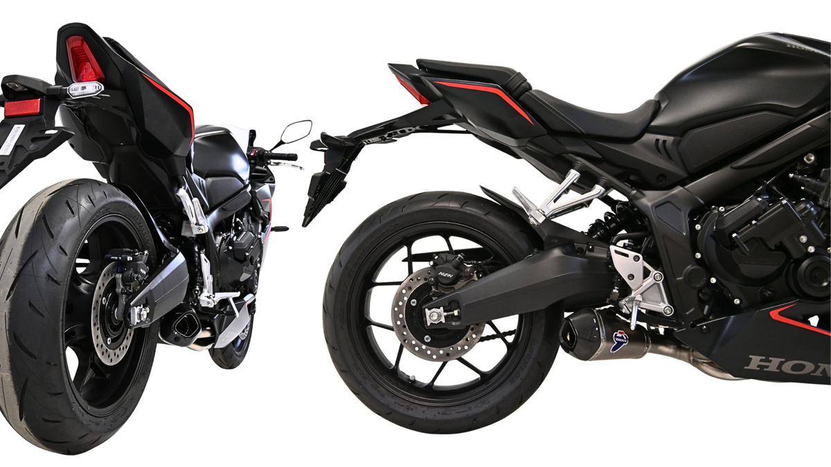 Termignoni Full Exhaust System with 9 Style Options for the Honda CB650R. Available at Motorcycle Performance Store.