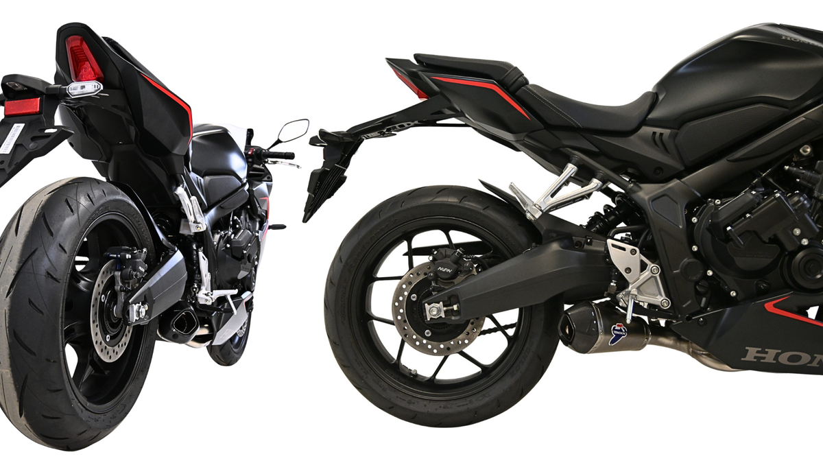 Termignoni Full Exhaust System with 9 Style Options for the Honda CB650R. Available at Motorcycle Performance Store.