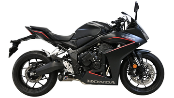 Termignoni Full Exhaust System with 9 Style Options for the Honda CB650R. Available at Motorcycle Performance Store.