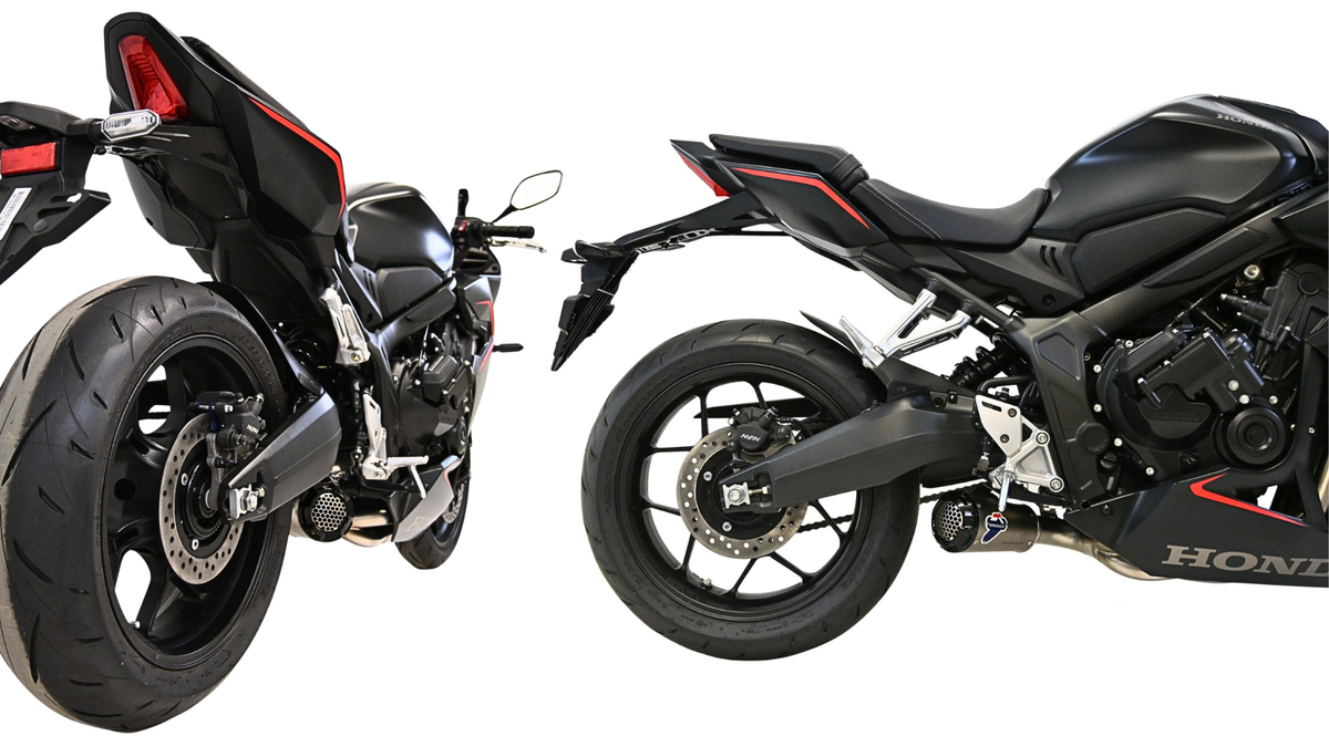 Termignoni Full Exhaust System with 9 Style Options for the Honda CB650R. Available at Motorcycle Performance Store.