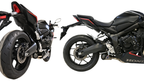 Termignoni Full Exhaust System with 9 Style Options for the Honda CB650R. Available at Motorcycle Performance Store.