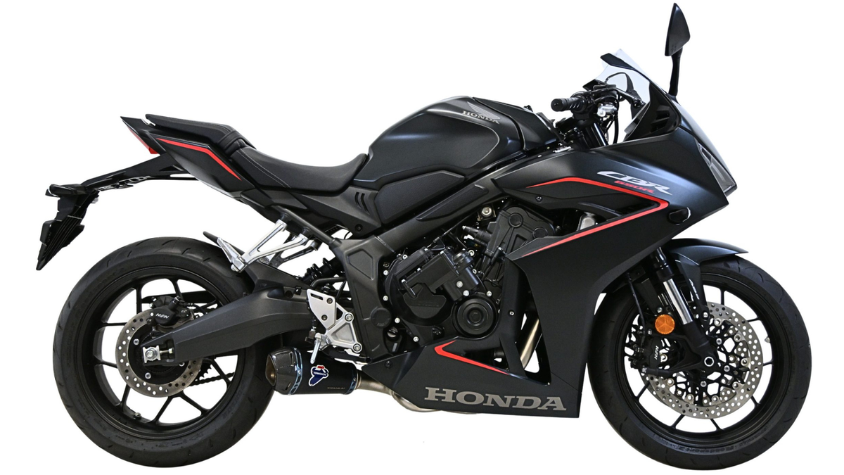 Termignoni Full Exhaust System with 9 Style Options for the Honda CB650R. Available at Motorcycle Performance Store.