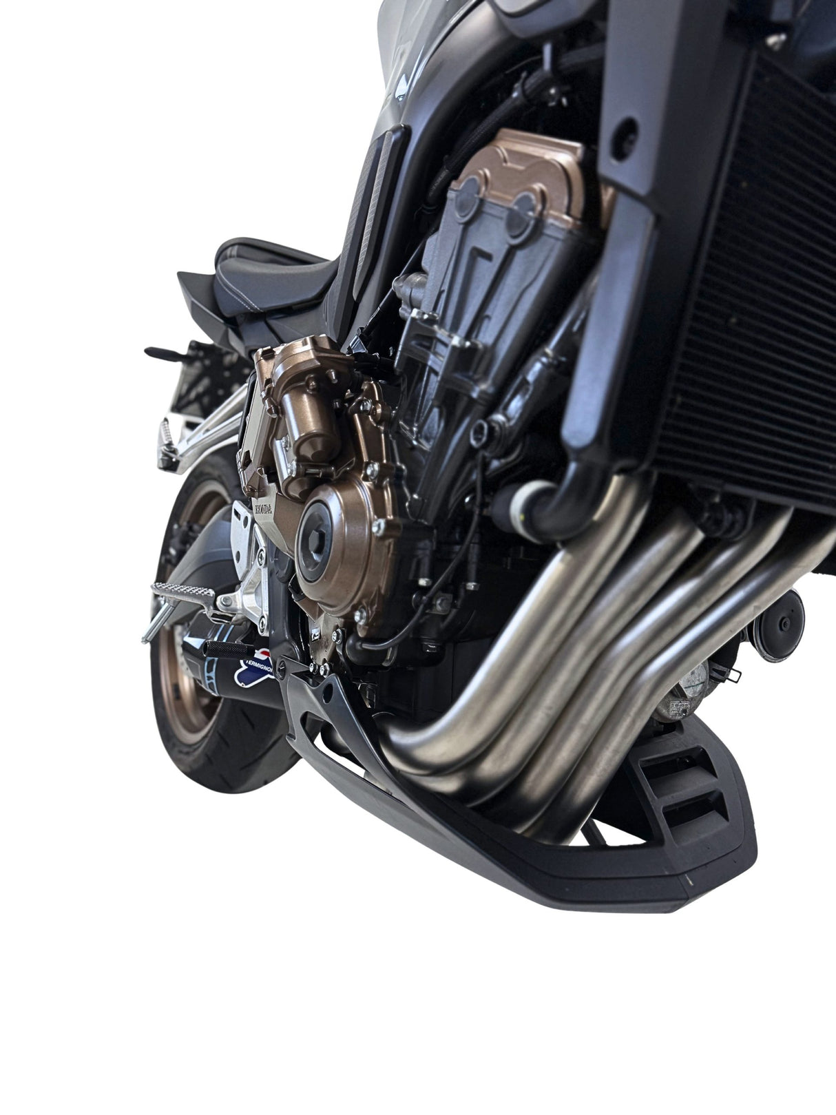 Termignoni Relevance Conical Black-Blue Titanium Full System Honda CB650R 2025