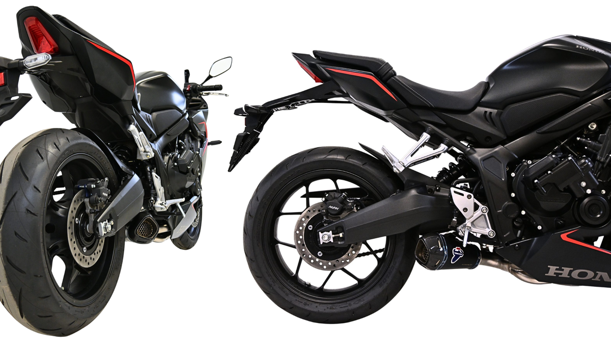 Termignoni Full Exhaust System with 9 Style Options for the Honda CB650R. Available at Motorcycle Performance Store.