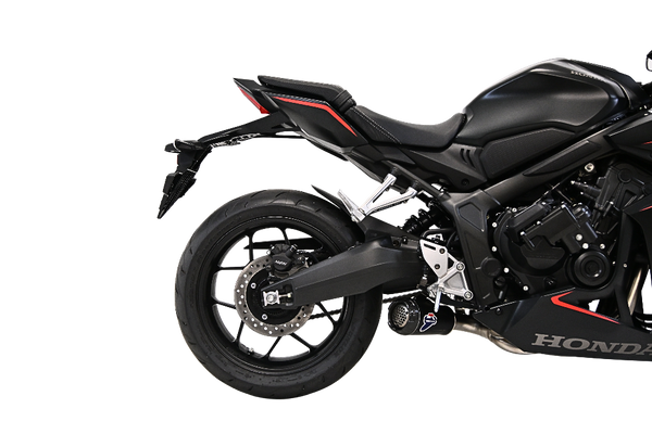 Termignoni GP2R-RHT Black Titanium Full System installed on a Honda CBR650R 2018-25