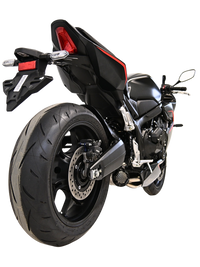 Termignoni GP2R-RHT Black Titanium Full System installed on a Honda CBR650R 2018-25