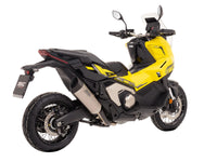 SC-Project SC1-R titanium slip-on silencer fitted to Honda X-ADV 750 with carbon fibre heat shield