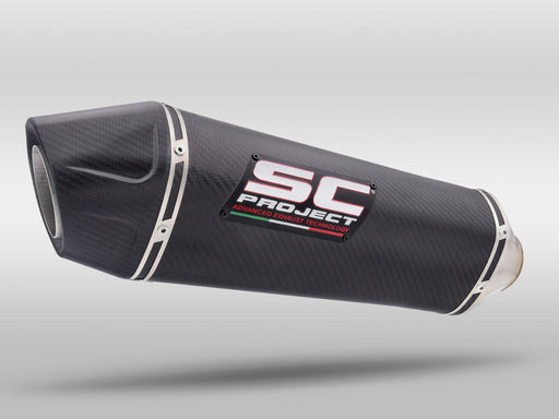 SC Project X-Plorer II Carbon Silencer Honda XL 750 Transalp 2023-24 - Motorcycle Performance Store 