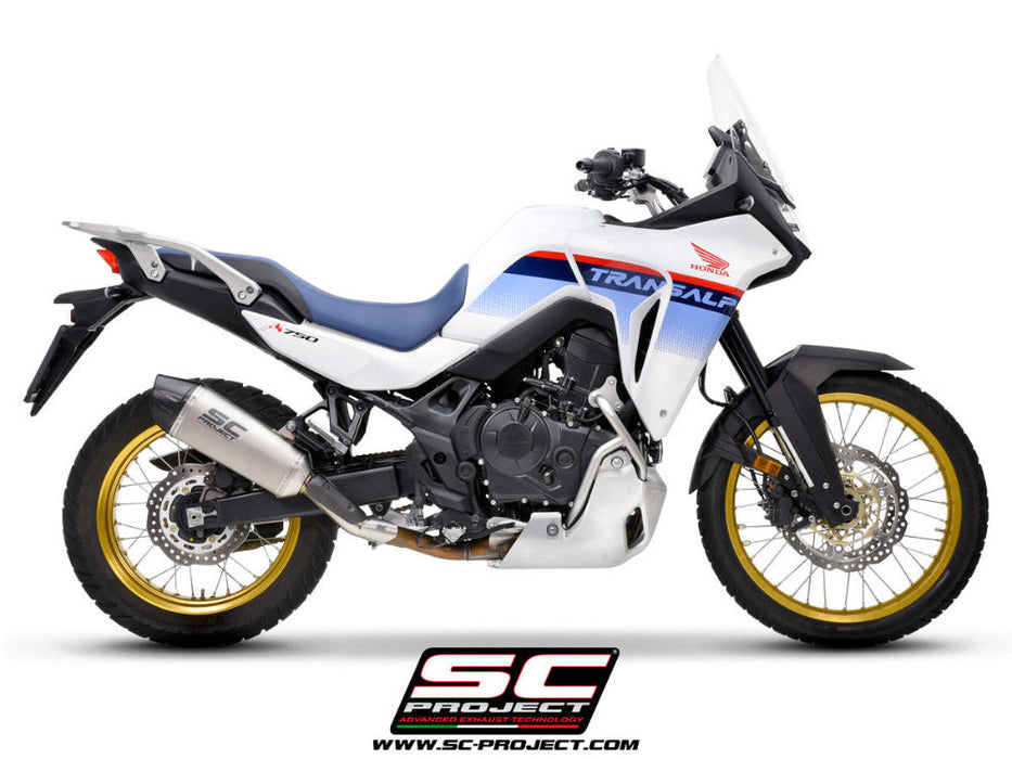 SC Project X-Plorer II Carbon Silencer Honda XL 750 Transalp 2023-24 - Motorcycle Performance Store 