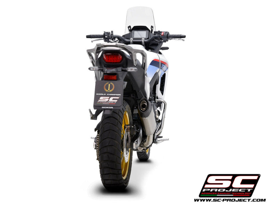 SC Project X-Plorer II Carbon Silencer Honda XL 750 Transalp 2023-24 - Motorcycle Performance Store 