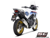 SC Project X-Plorer II Carbon Silencer Honda XL 750 Transalp 2023-24 - Motorcycle Performance Store 