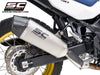 SC Project X-Plorer II Titanium Silencer Honda XL 750 Transalp 2023-24 - Motorcycle Performance Store 