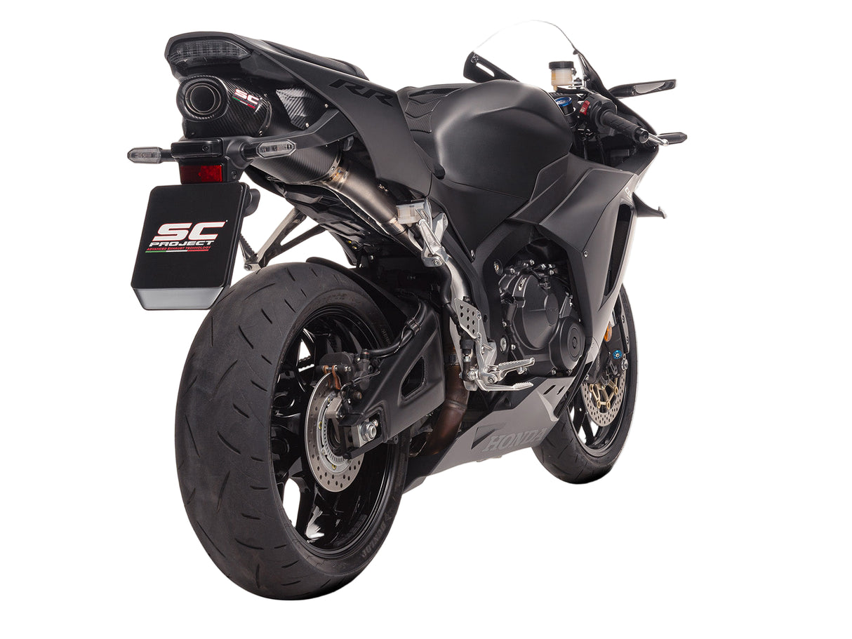 SC Project SC-RR Carbon Fibre Racing Underseat Silencer Honda CBR600RR 2024-25