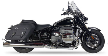 Ironhead Round Chrome Exhaust Silencers BMW R18 2020-23_1