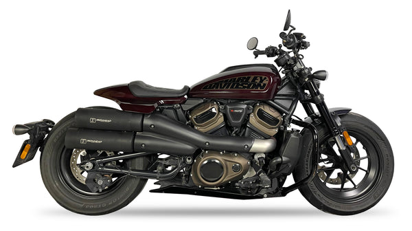 Ironhead Black Silencers Harley Davidson Sportster 1250 S 2021-26