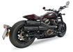 Ironhead Black Silencers for the Harley Davidson Sportster 1250 S - Motorcycle Performance Store_2