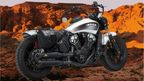 RedThunder Dual Slip-On Exhausts for the Indian Scout (Bobber/Bobber Twenty/Rogue) (2017-24). Available at Motorcycle Performance Store.