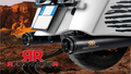 RedThunder Dual Slip-On Exhausts for the Indian Springfield (Dark Horse) (2021-26). Available at Motorcycle Performance Store.