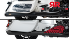 RedThunder Dual Slip-On Exhausts for the Indian Roadmaster (Dark Horse/Limited) (2021-26). Available at Motorcycle Performance Store.