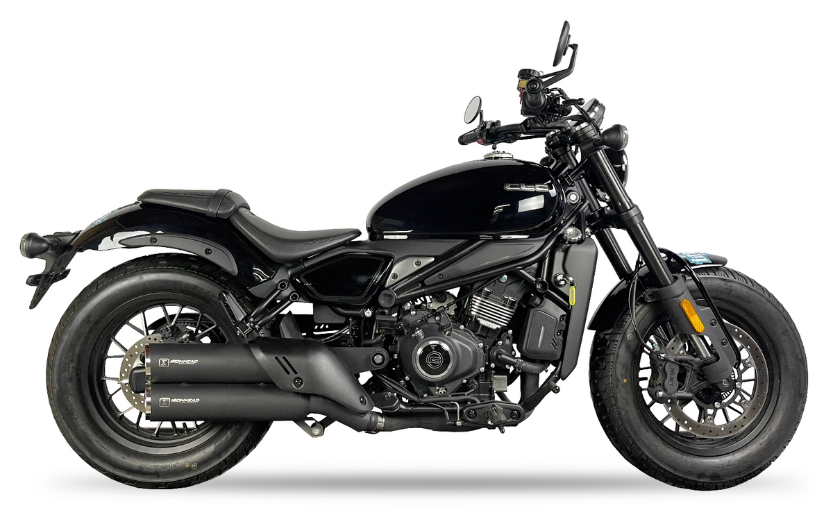 Ironhead Twin Black Silencer | CF Moto 450 CL-C 2023-26