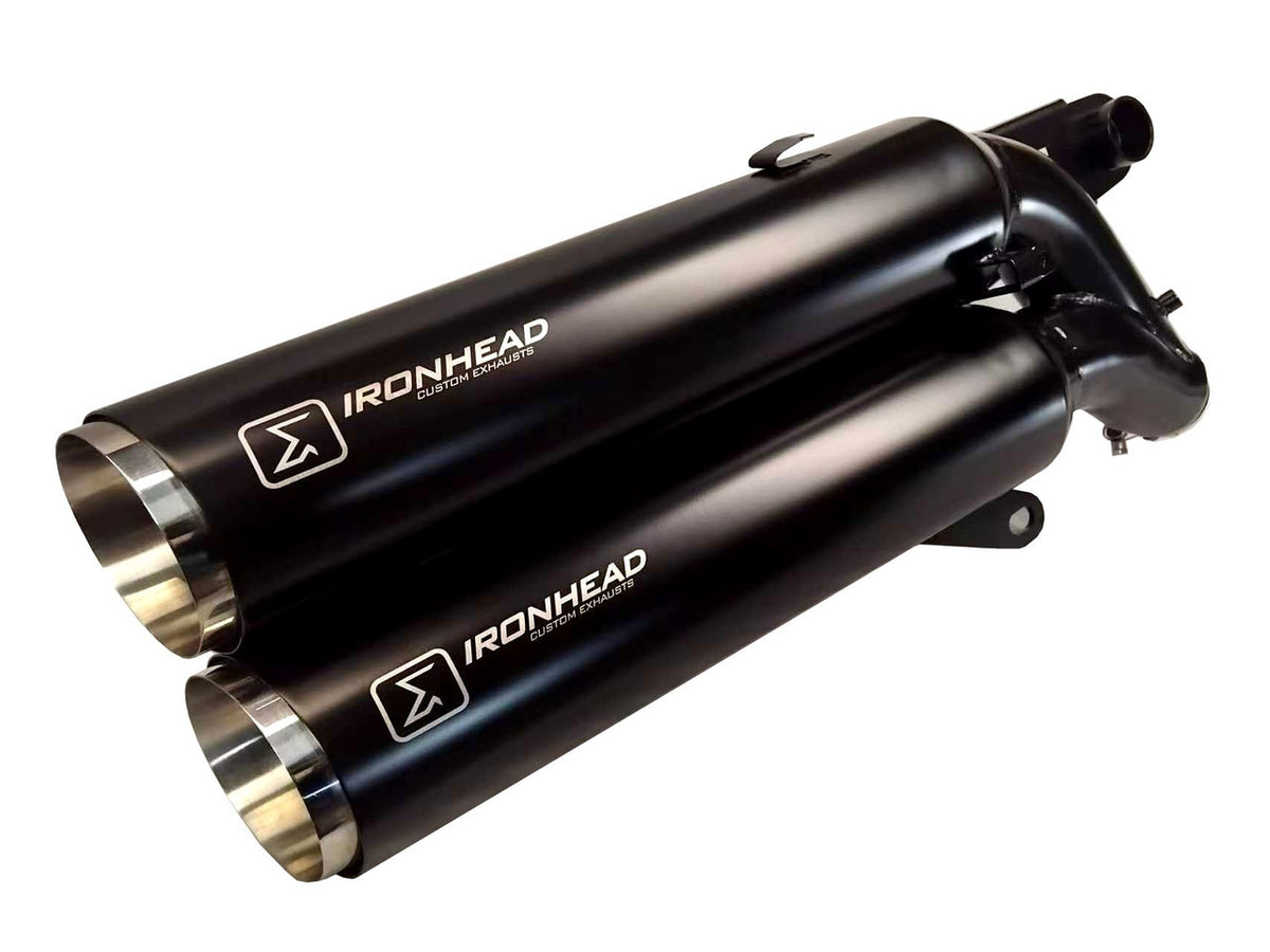 Ironhead Twin Black Silencer | CF Moto 450 CL-C 2023-26 image 4