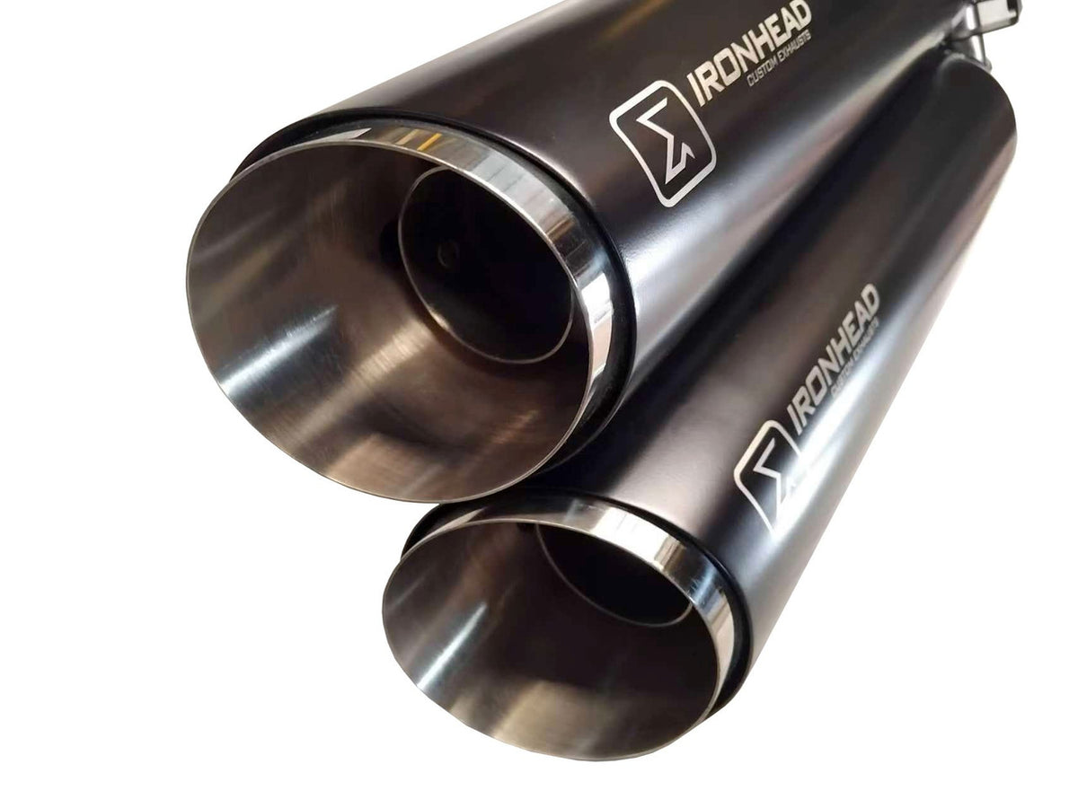 Ironhead Twin Black Silencer | CF Moto 450 CL-C 2023-26 image 9