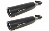 Ironhead Round Matt Black Silencers | Honda CB1100 (EX/RS) 2016-20