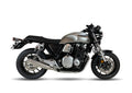 Ironhead Round Matt Inox Silencers for the Honda CB1100 (EX/RS) 2016-20
