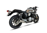 Ironhead Round Matt Inox Silencers Honda CB1100 (EX/RS) 2016-20