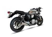 Ironhead Round Matt Inox Silencers for the Honda CB1100 (EX/RS) 2016-20