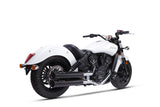 Ironhead Round Dual Silencers Indian Scout Bobber 2015-23