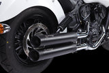 Ironhead Round Dual Silencers Indian Scout Bobber 2015-23