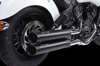 Ironhead Round Dual Silencers Indian Scout Bobber 2015-23
