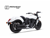 Ironhead Dual Black Silencers for the Indian Scout_1