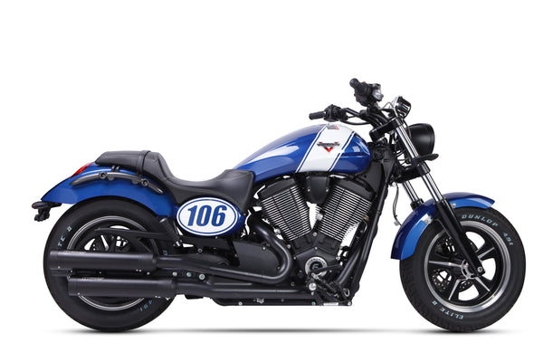 Ironhead HC1-2B Dual Silencers Victory Vegas Hammer 2006-16
