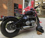 IRONHEAD HC1-3S Conical Silencers Triumph Bonneville Bobber 2017-22 - Motorcycle Performance Store