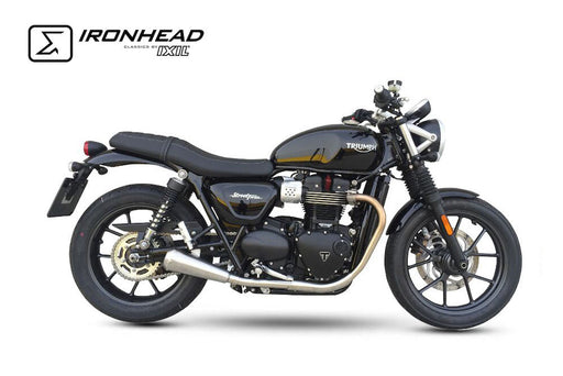 Ironhead OVC11 Conical Silencers Triumph Speed Twin 900