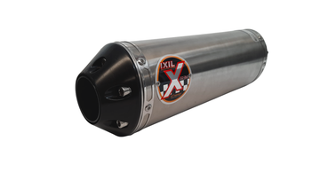 IXIL Xtrem Inox Evolution 50th Anniversary Bolt-On Silencer in Silver. Available at Motorcycle Performance Store.