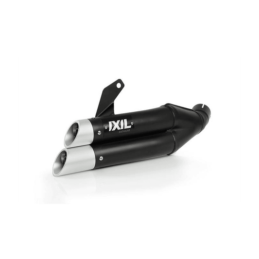 IXIL Black Dual Hyperlow Full System Kawasaki Z650 2020-22 - Motorcycle Performance Store