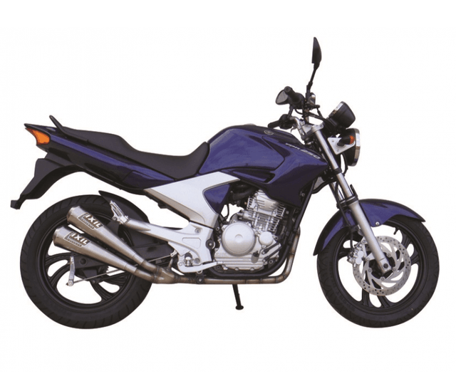 IXIL Dual Conical Exhaust system Yamaha YBR 250 2012-13 - Motorcycle Performance Store